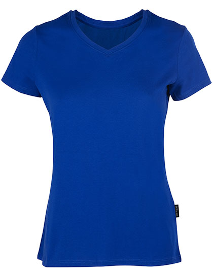 Premium Damen-T-Shirt aus Bio-Baumwolle mit V-Neck