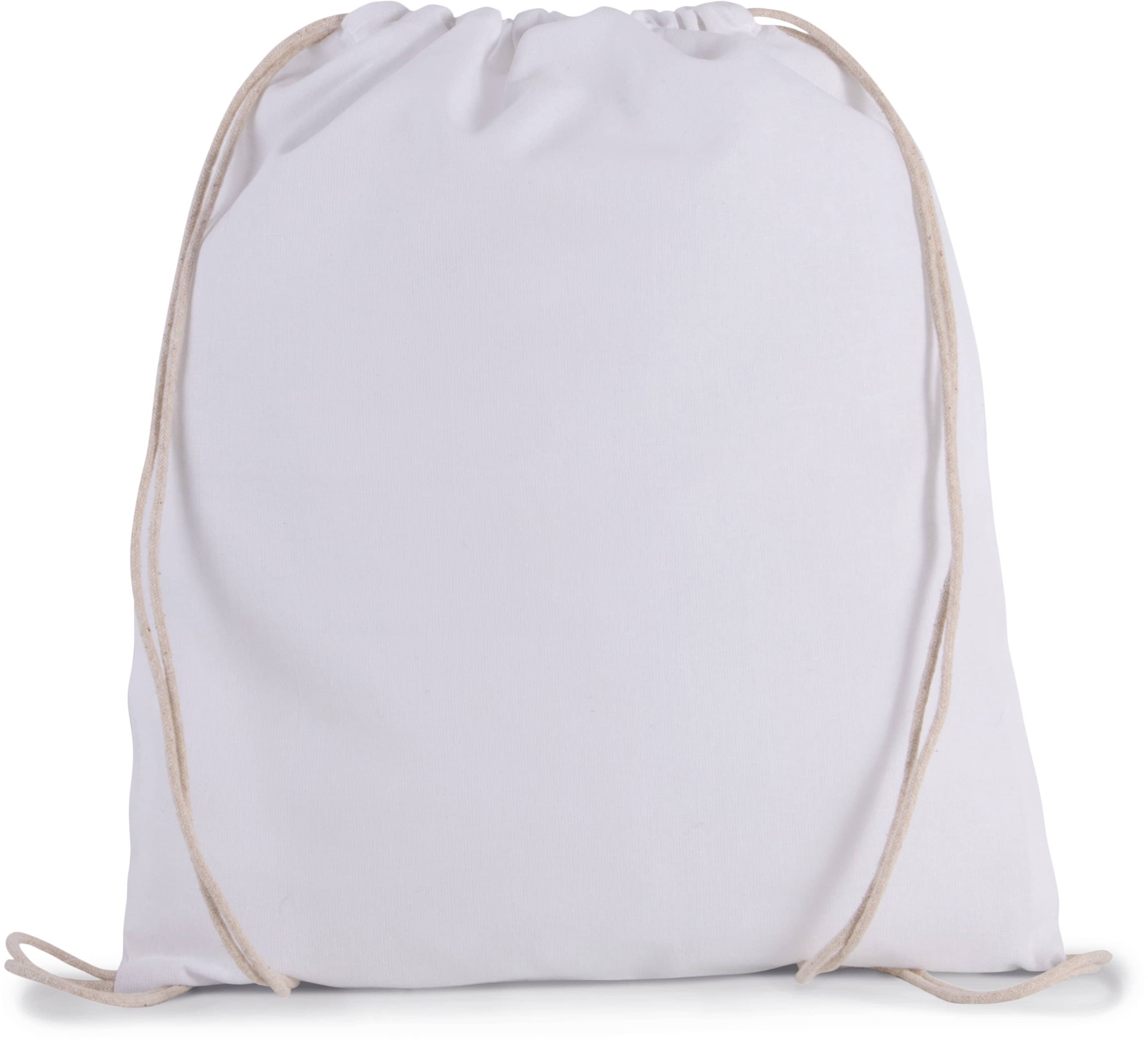 Kleiner Rucksack aus Bio-Baumwolle mit Kordeln