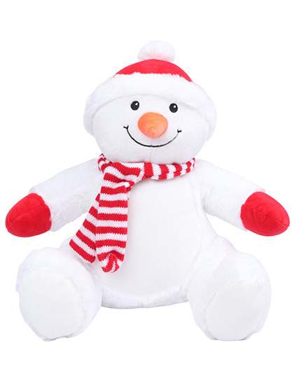 Schneemann mit Reißverschluss