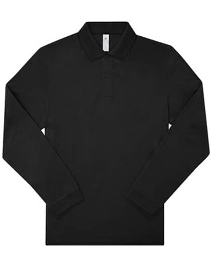 Unisex Langarm-Poloshirt aus nachhaltigerer Baumwolle