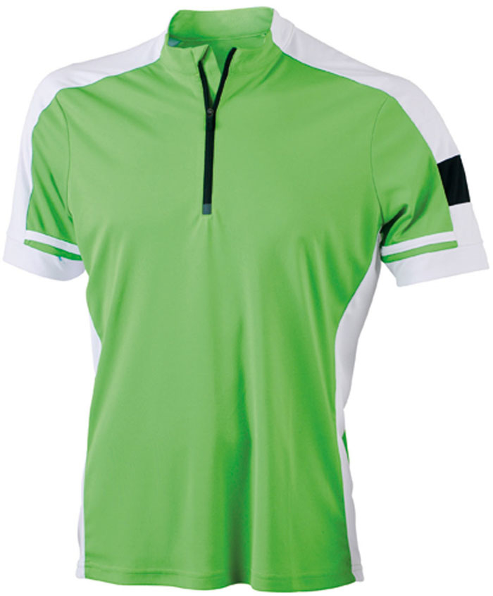 Herren Fahrrad-Shirt "Cooldry" mit 1/2 Reißverschluss