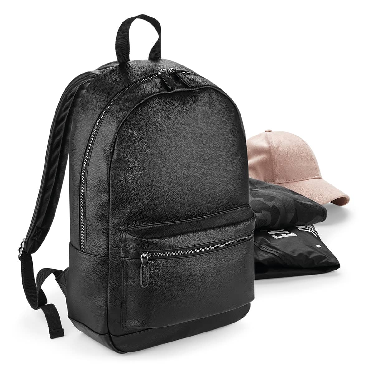 Faux Leather Fashion Backpack
