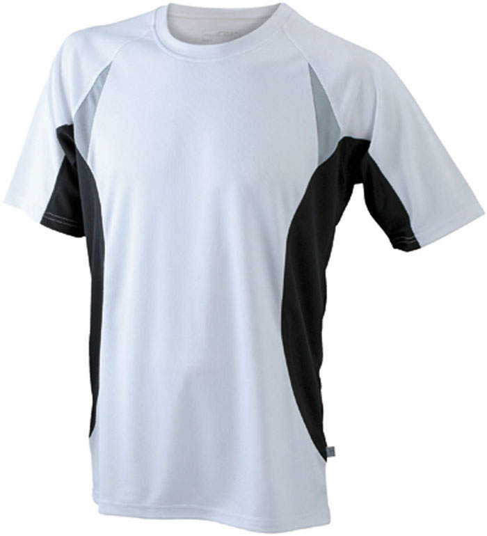 Herren Kontrast Lauf-T-Shirt "Topcool"