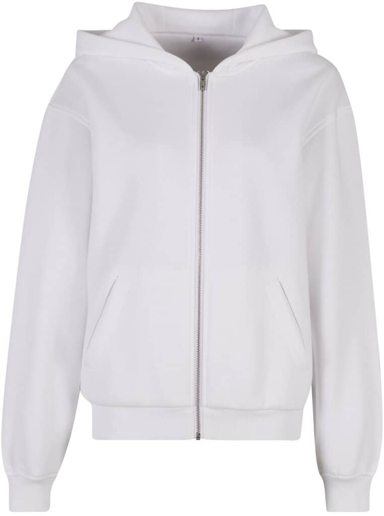Ladies Loose Fit Zip Hoody