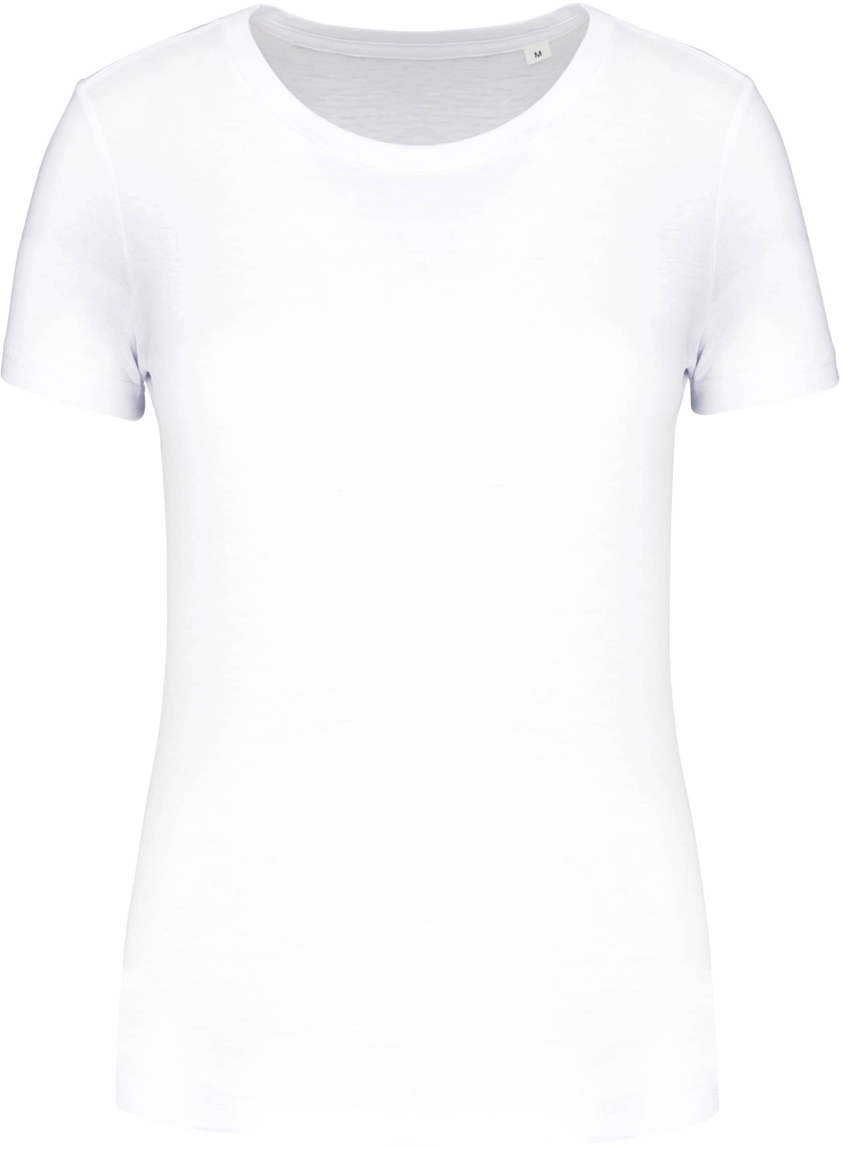 Damen-Triblend-Sportshirt mit Rundhalsausschnitt