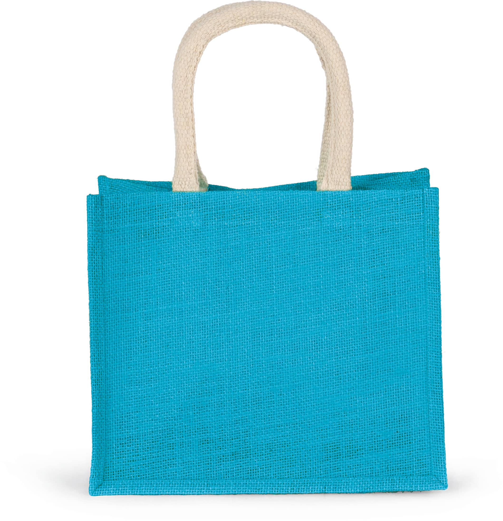 Jutetasche im Cabas-Stil Mittel - Bunt
