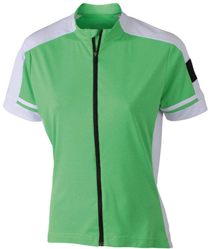 Damen Fahrrad-Shirt "Cooldry" mit Reißverschluss