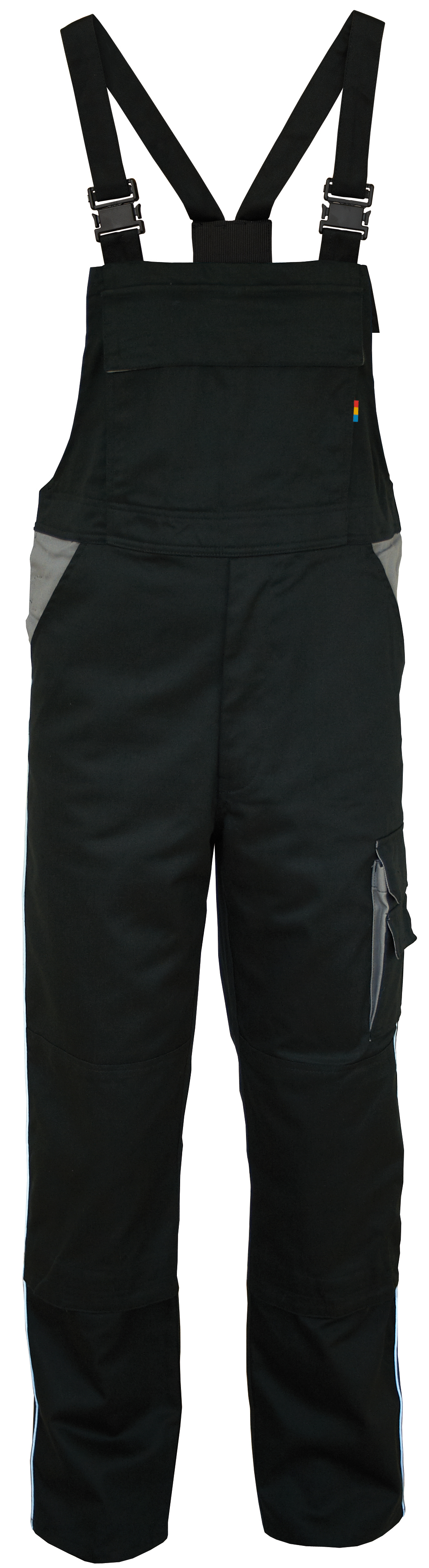 Contrast Bib Pants