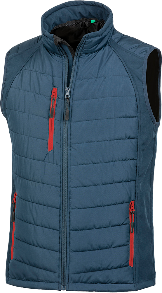 Recycled Compass Padded Softshell Gilet
