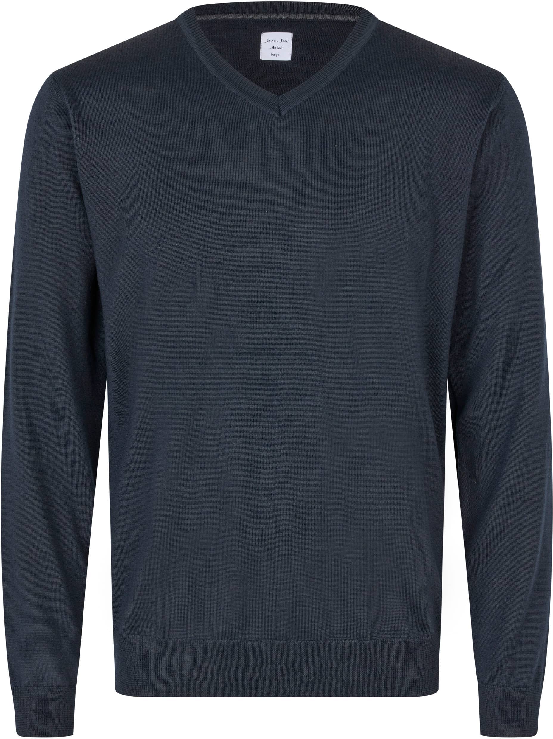 Seven Seas V-Neck Herren Pullover The knit