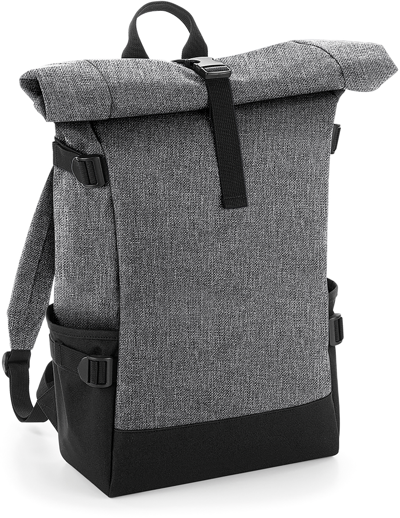 Block Roll-Top Backpack