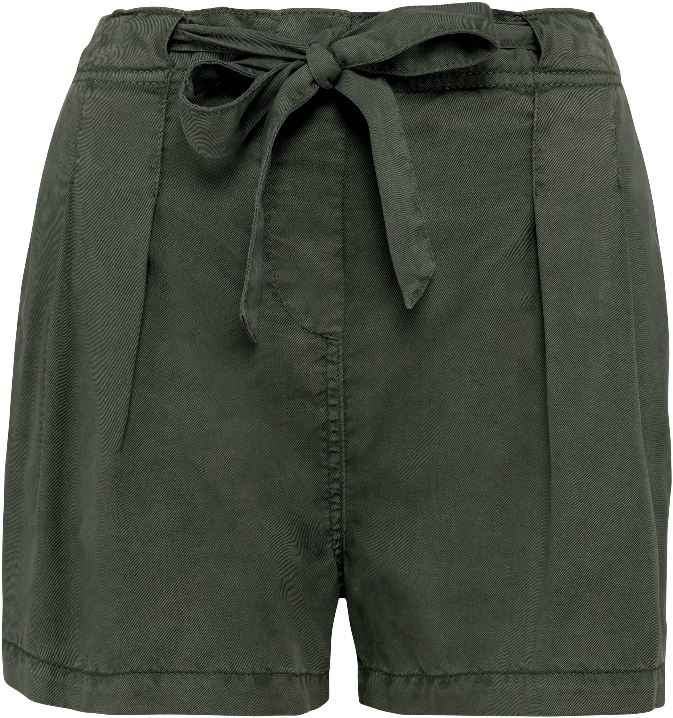 Umweltfreundliche ausgewaschene Damenshorts aus Lyocell