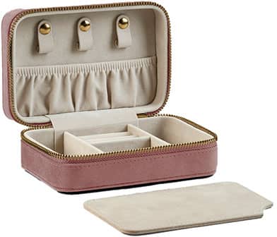 Velvet Travel Jewellery Box