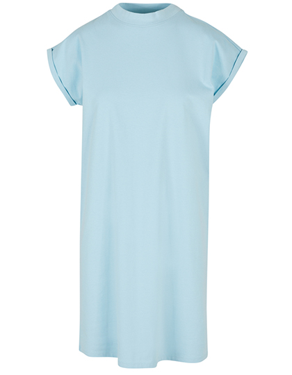 Modisches Kleid mit überschnittenen Schultern