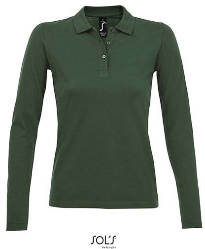 Damen Langarm-Poloshirt "Perfect"