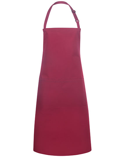 Basic-Latzschürze mit Tasche und Schnalle