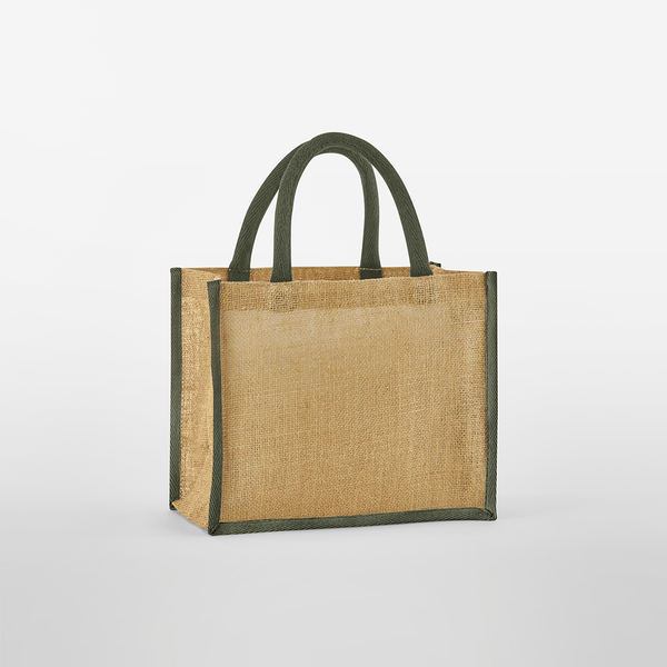 Natural Starched Jute Midi Bag