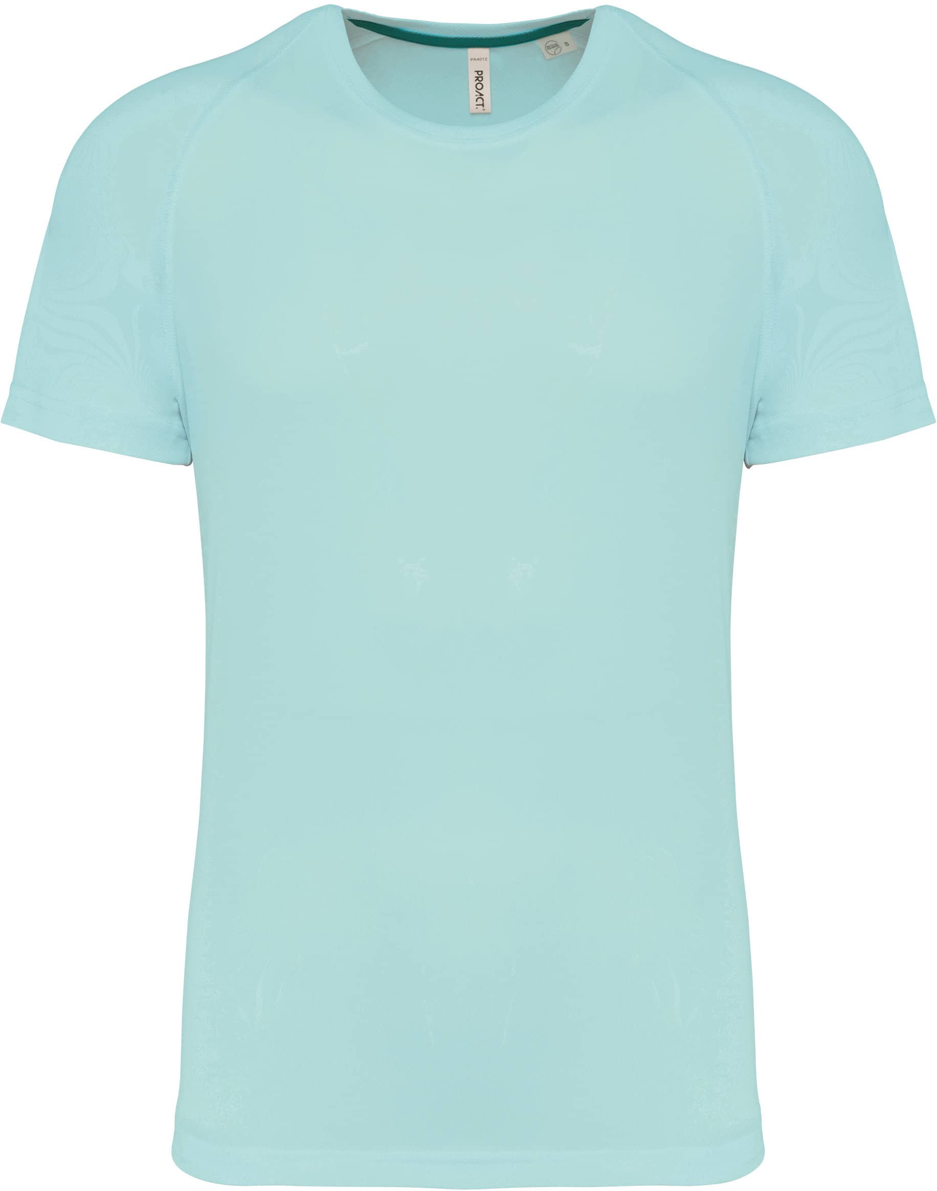 Herren-Sportshirt aus Recyclingmaterial mit Rundhalsausschnitt