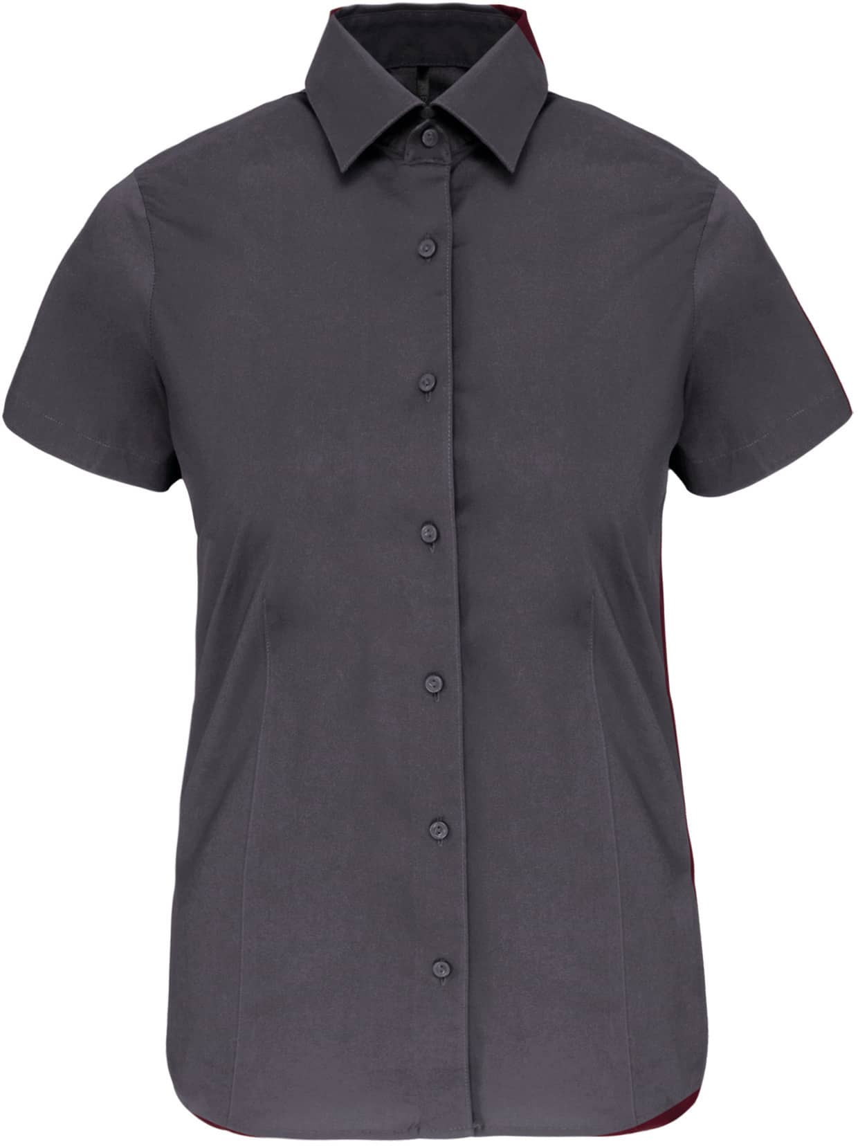 Damen Stretchbluse Kurzarm