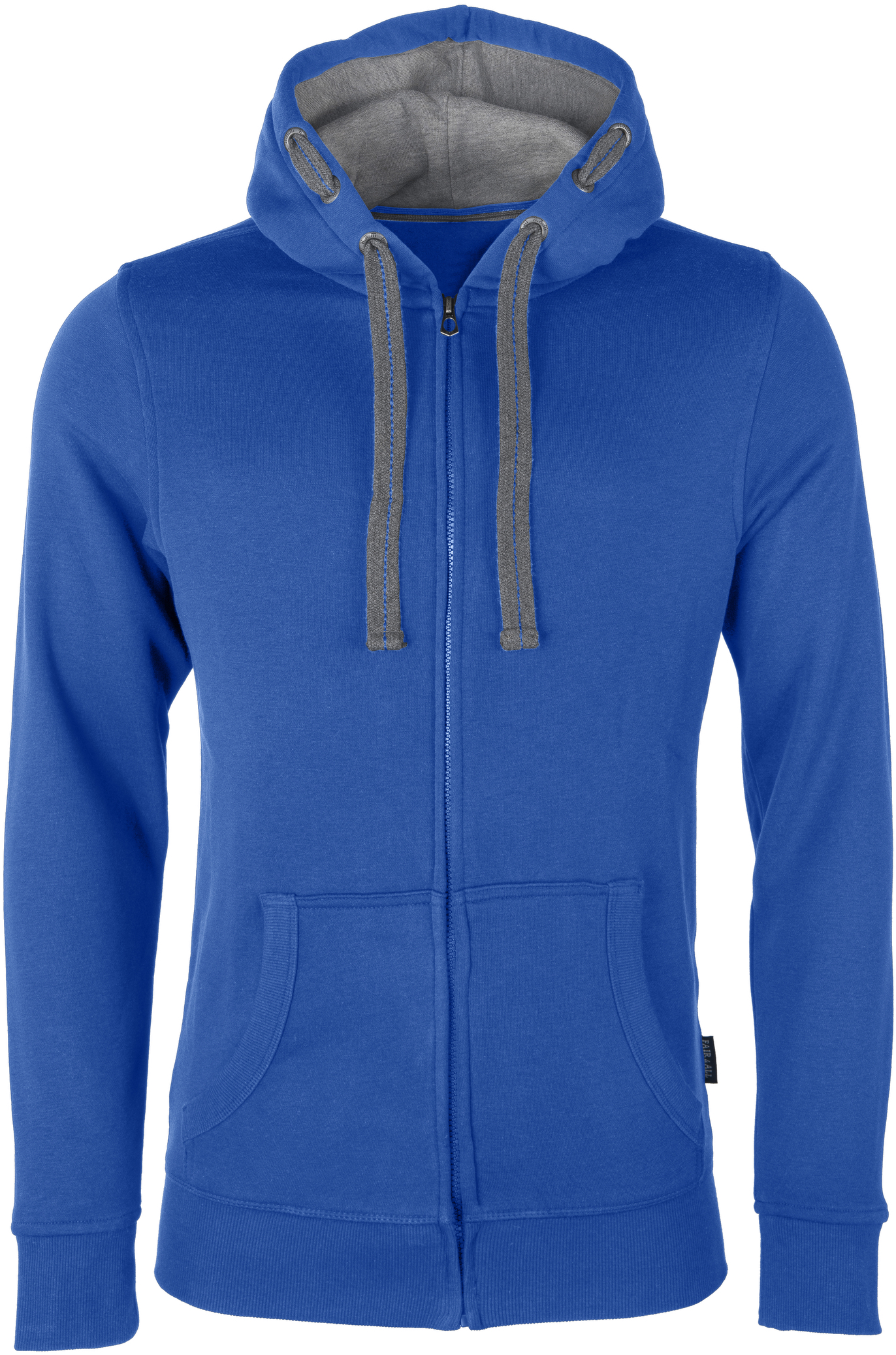 Weicher schmal geschnittener Herren-Zip-Hoodie