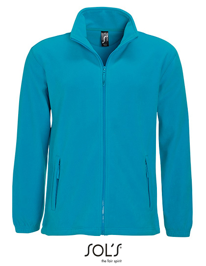 Klassische Herren-Fleecejacke "North" mit Stehkragen