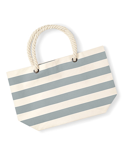 Gestreifte 22 Liter Strandtasche "Nautical"