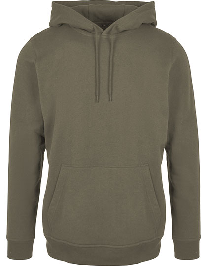 Flauschiger Basic Herren-Hoodie mit Kängurutasche