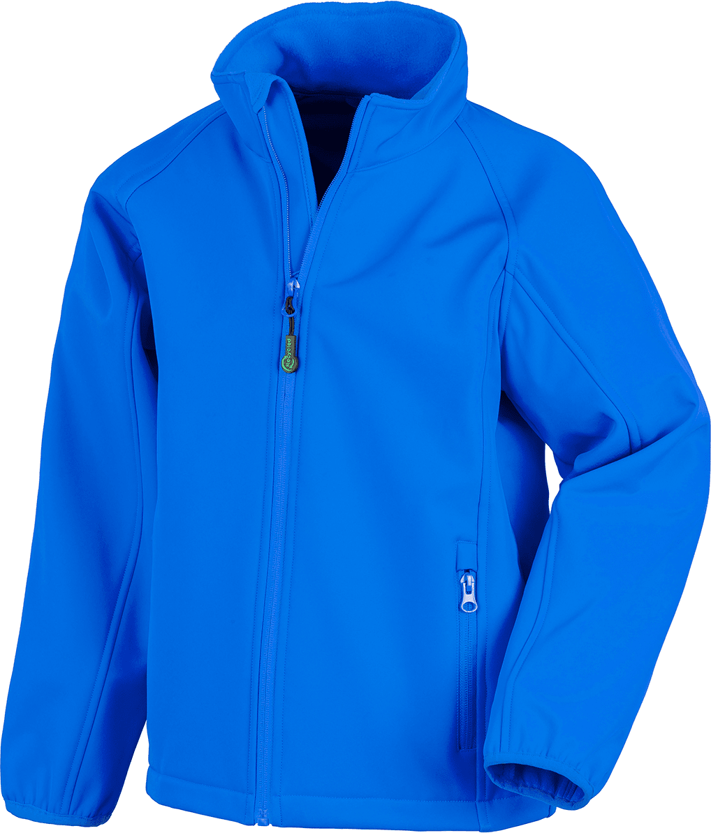 Recycled 2-Layer Printable Junior Softshell Jacket
