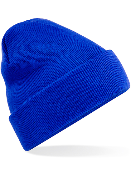 Klassischer recycelter Beanie mit Umschlag