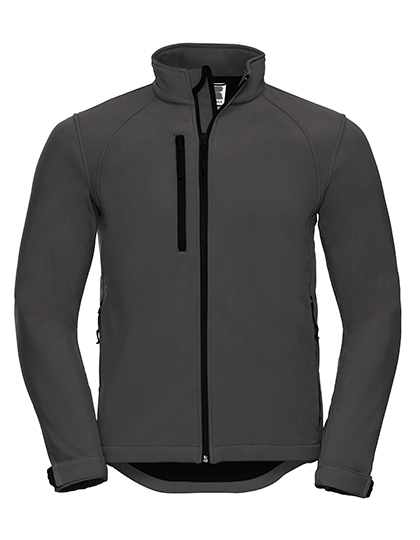 3-lagige Herren-Softshelljacke mit Brusttasche