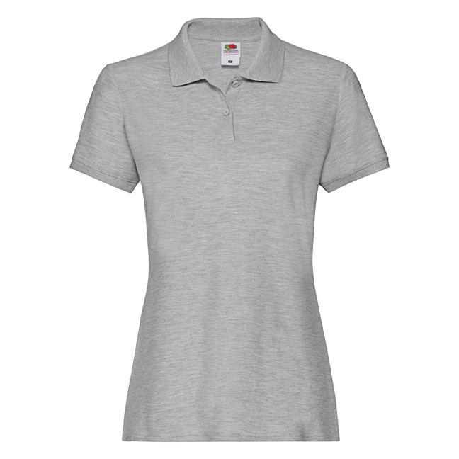 Premium Damen-Poloshirt mit Seitenschlitzen