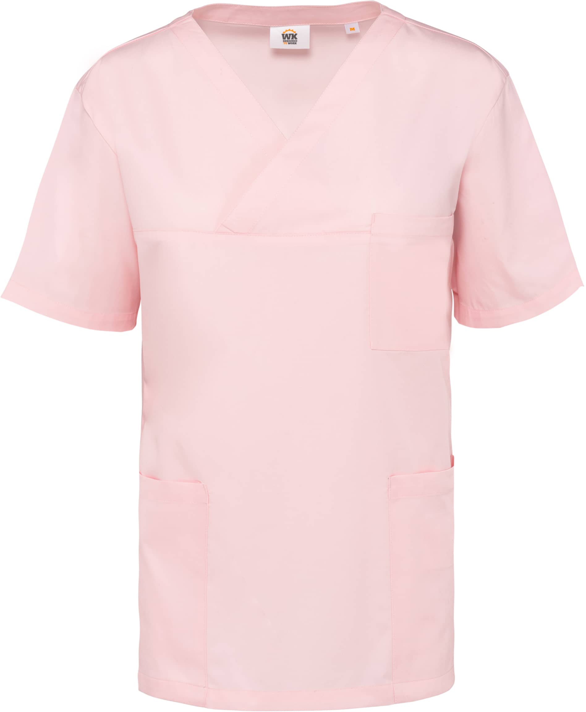 Kurzärmlige Unisex-Tunika aus Baumwollpolyester