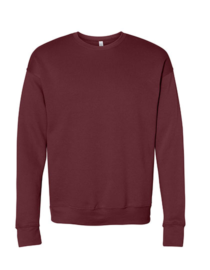 Unisex Fleece-Sweatshirt mit überschnittenen Schultern