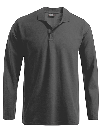 Schweres Herren-Langarm-Poloshirt