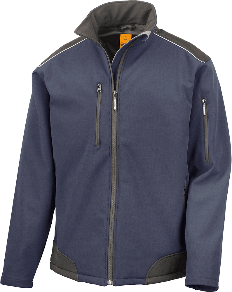 Ripstop Soft Shell Workwear Jacket With Cordura Panels