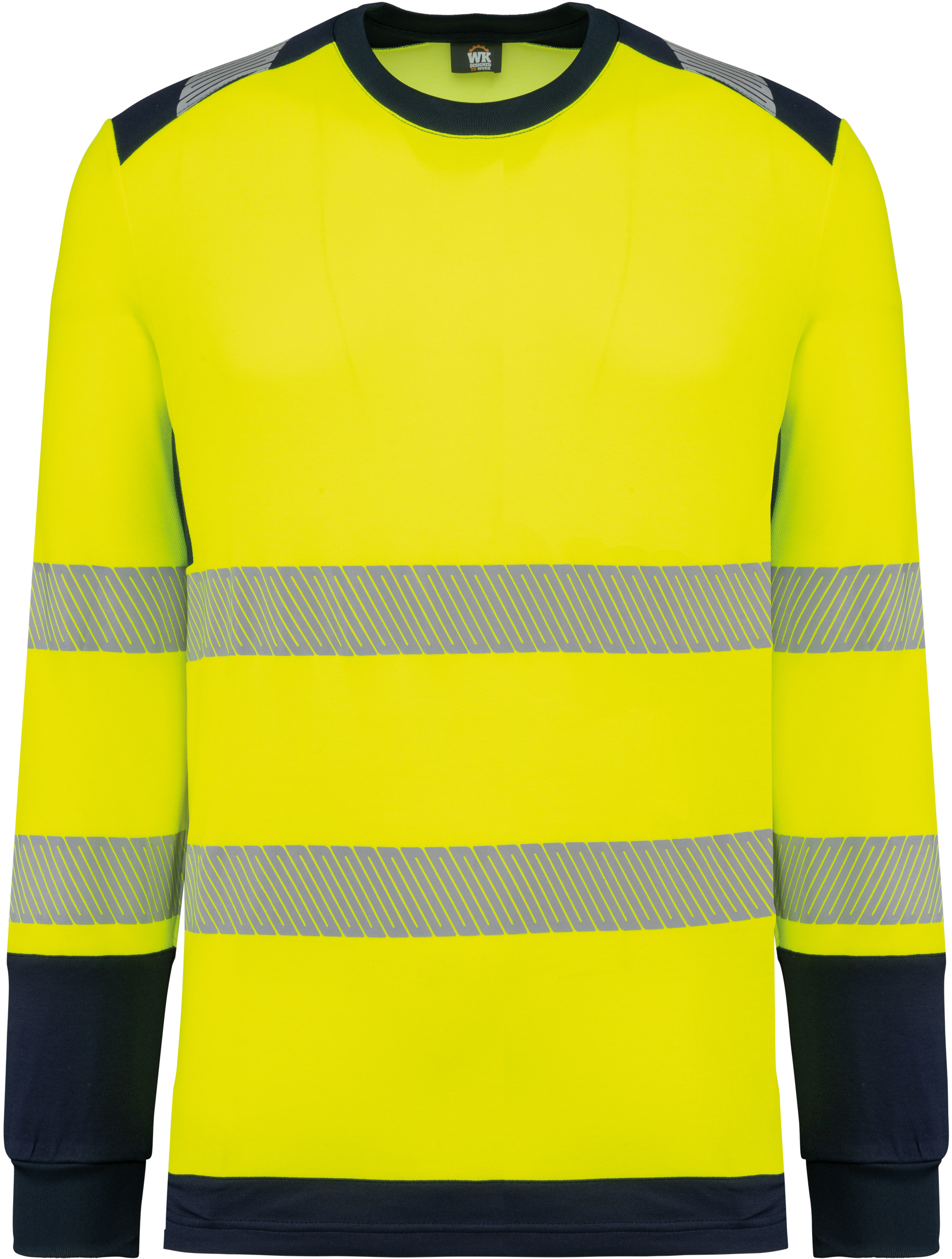 Recyceltes Sicherheits-T-Shirt mit langen Ärmeln