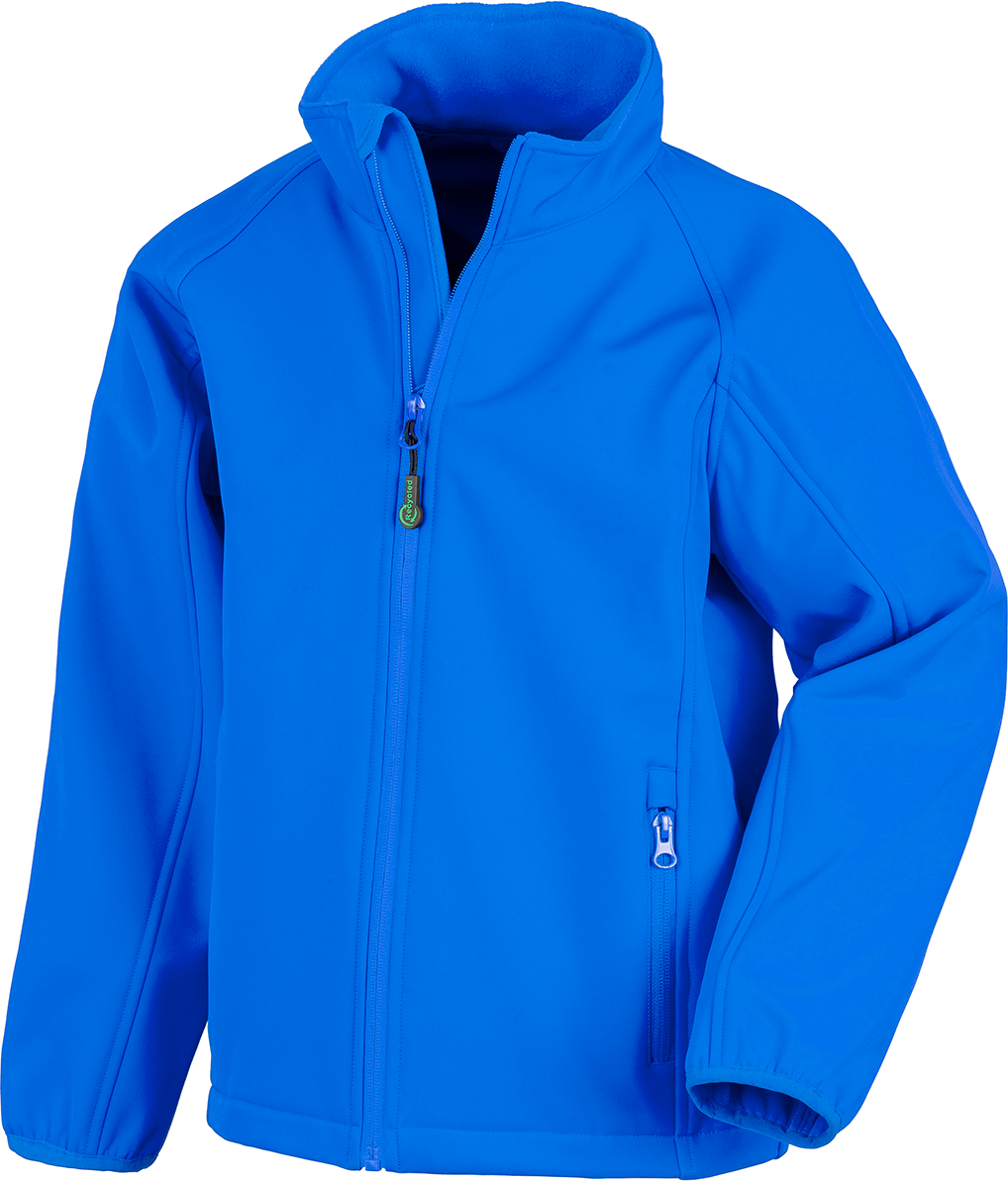 Recycled 2-Layer Printable Junior Softshell Jacket