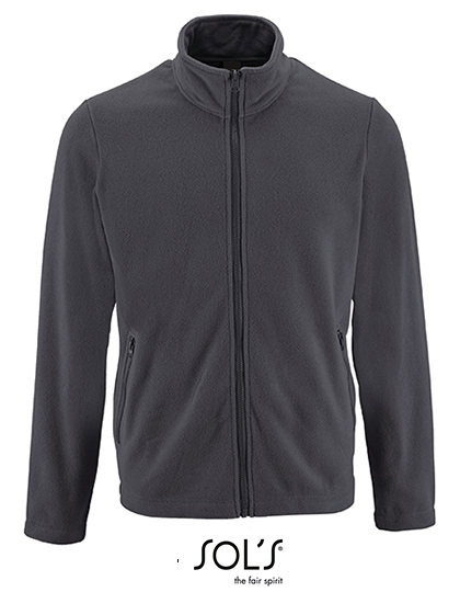 Herren Fleecejacke "Norman" mit Reißverschlusskragen