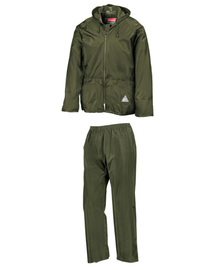 Unisex Regenset mit reflektierenden Elementen