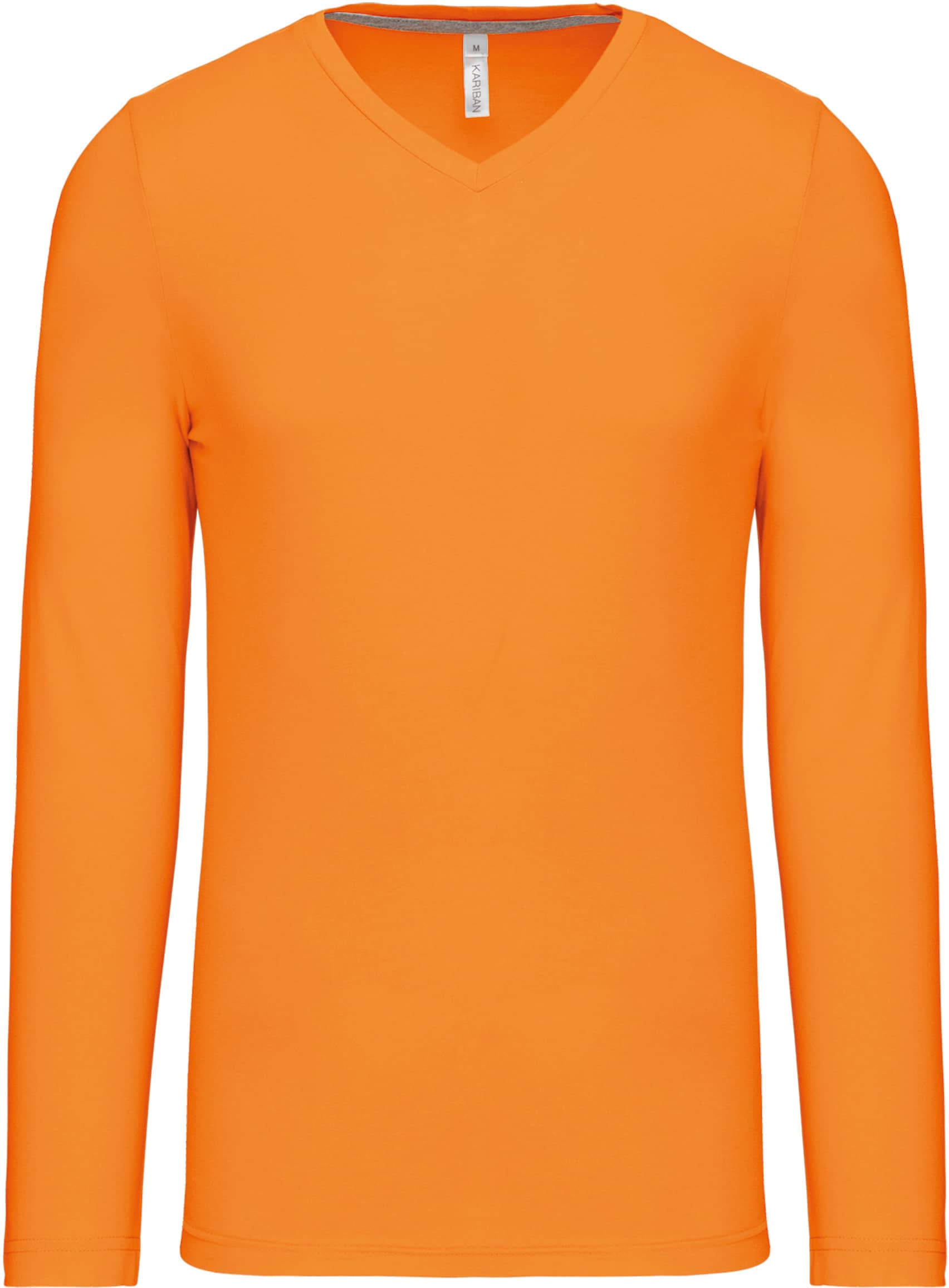 Men`s long-sleeved V-Neck T-shirt