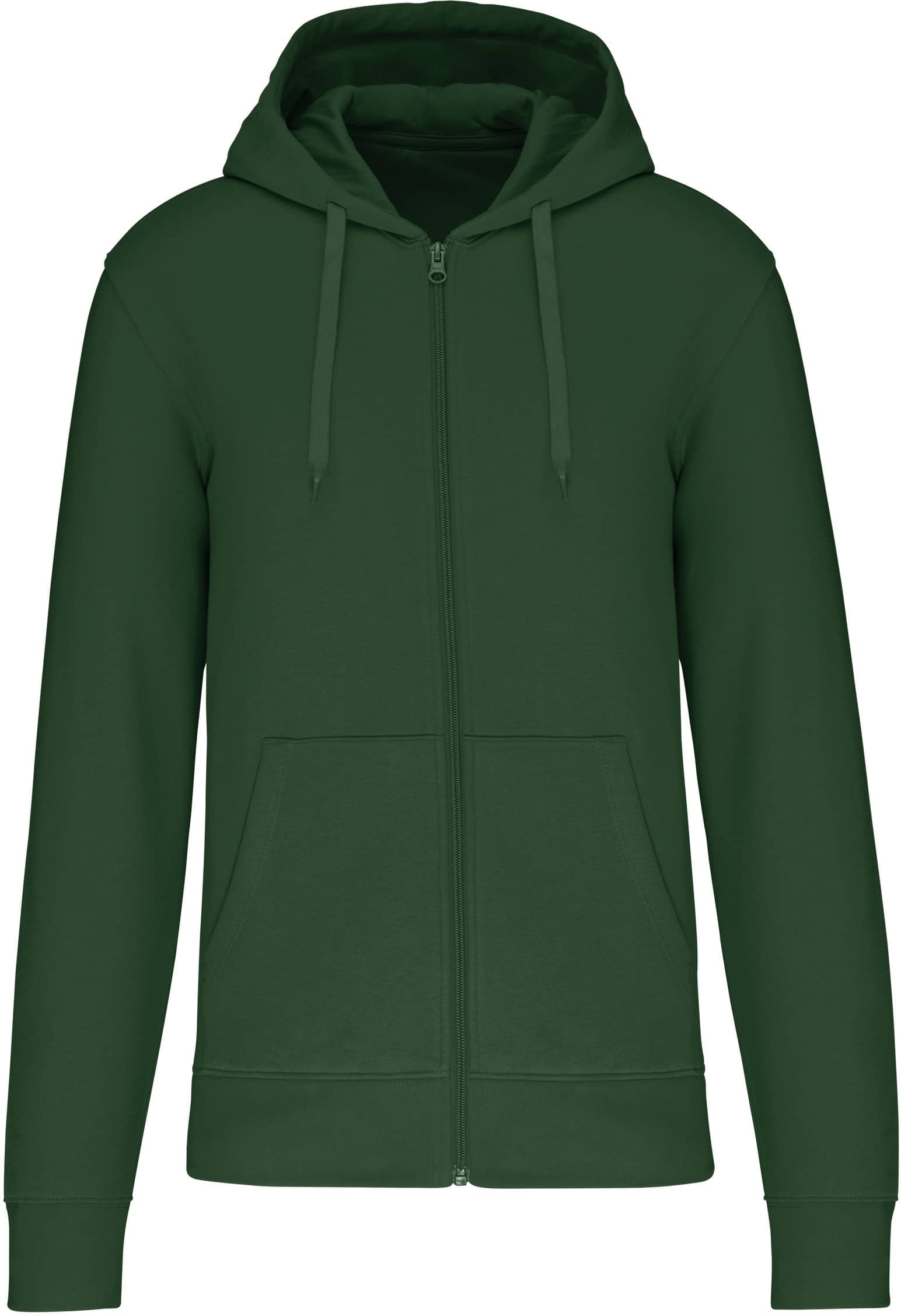 Umweltfreundliches Kapuzensweatshirt mit Reißverschluss Herren