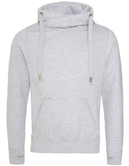 Modischer Unisex-Hoodie mit Überkreuz-Nackendetail