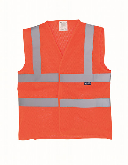 Hi-Vis Top Cool Recycled Open Mesh Waistcoat