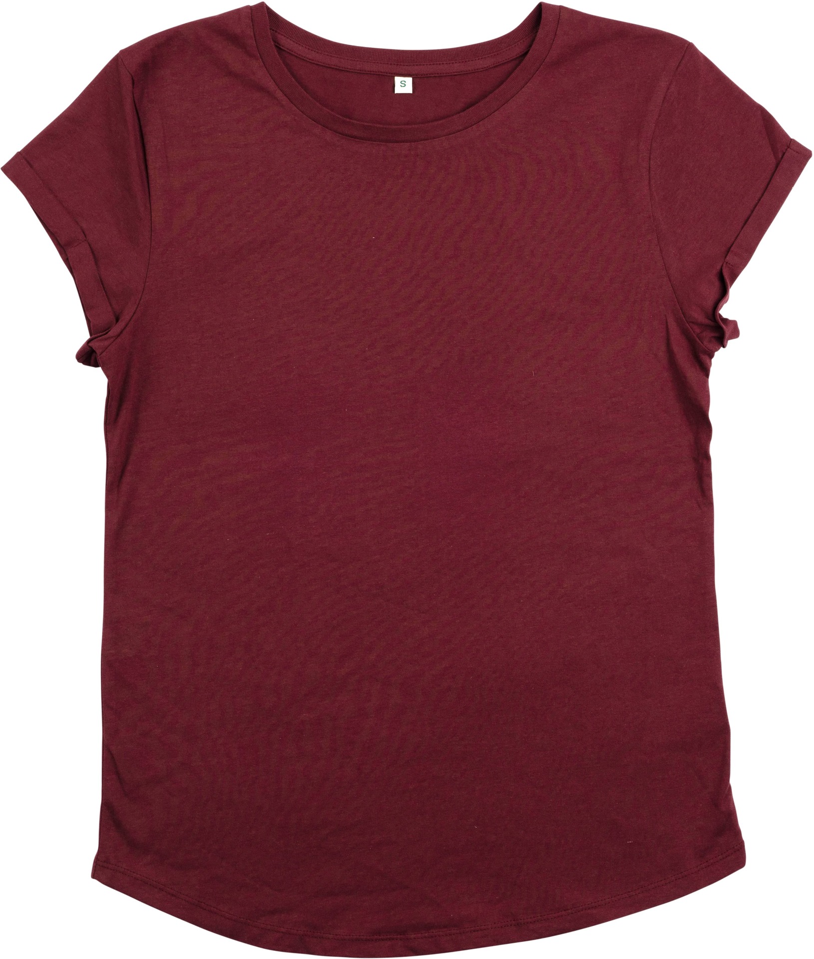 Women`s Rolled Up Sleeve Organic