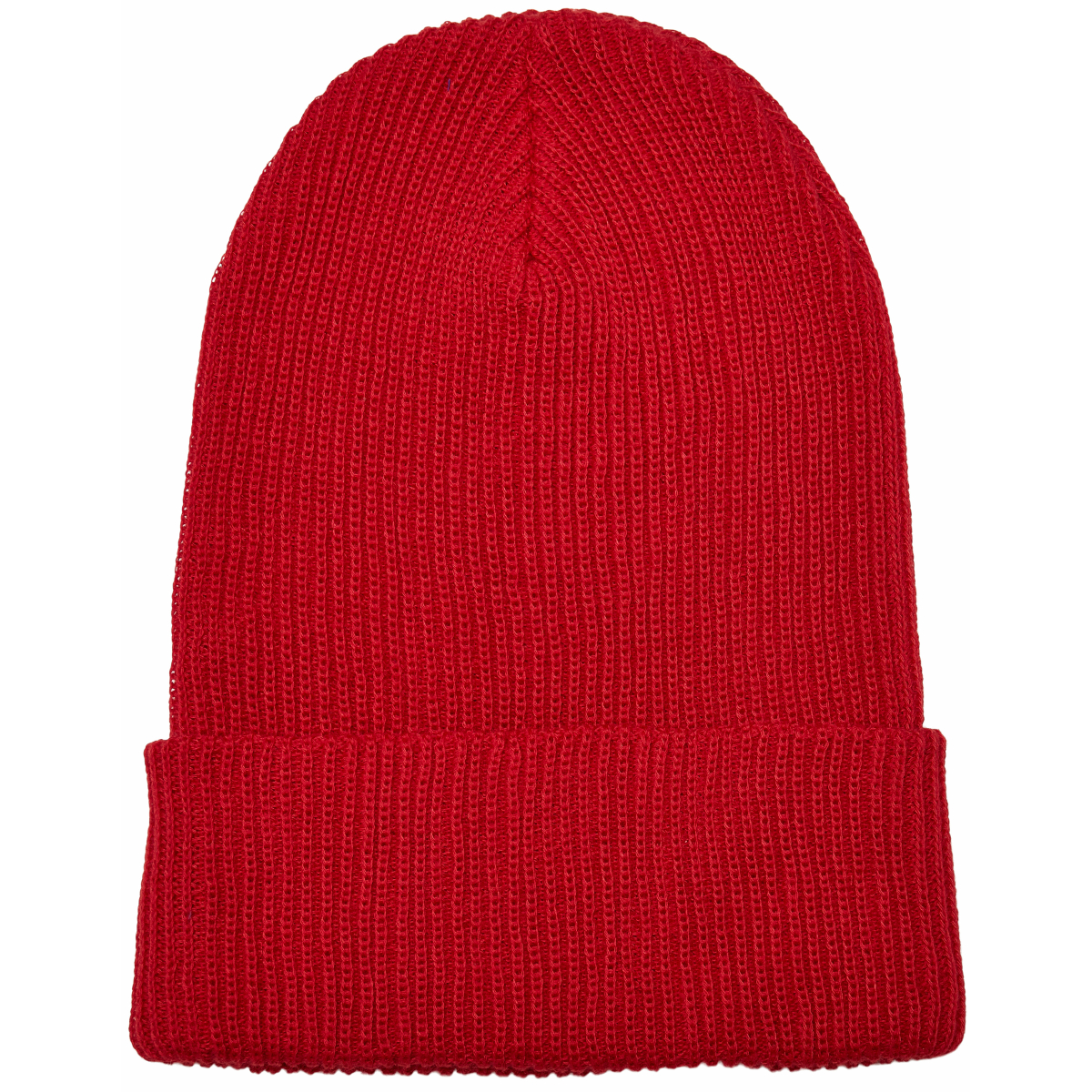 Recycled Yarn Ribbed Knit Beanie