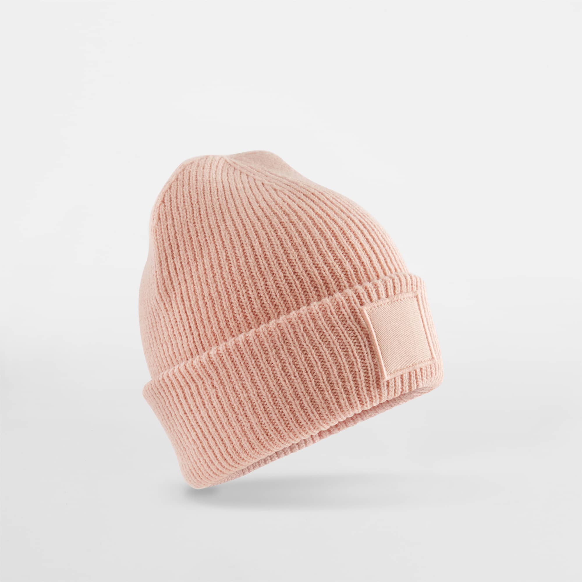 Kids Deep Cuffed Tonal Patch Beanie