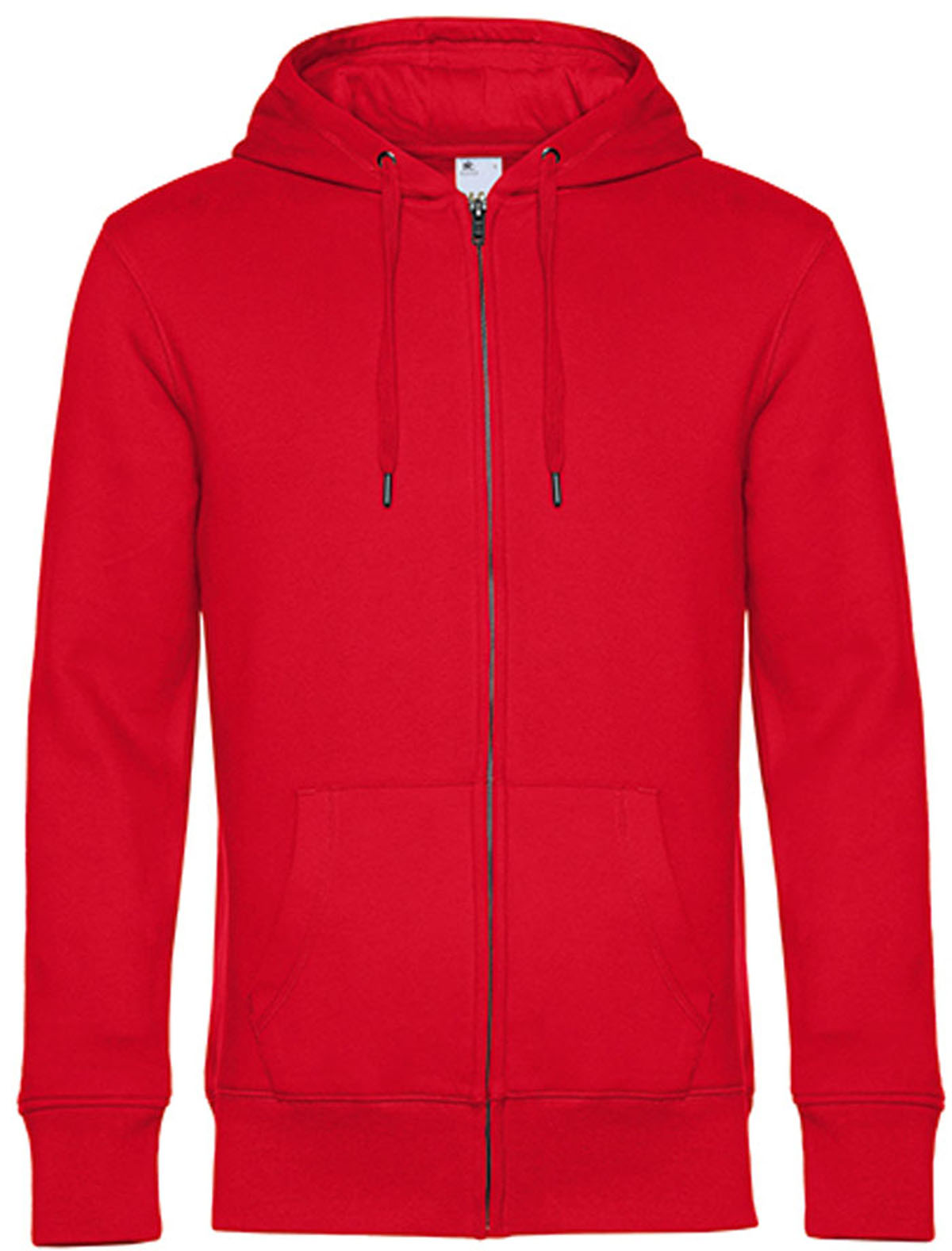 Flauschiger Herren Zip-Hoodie "King"