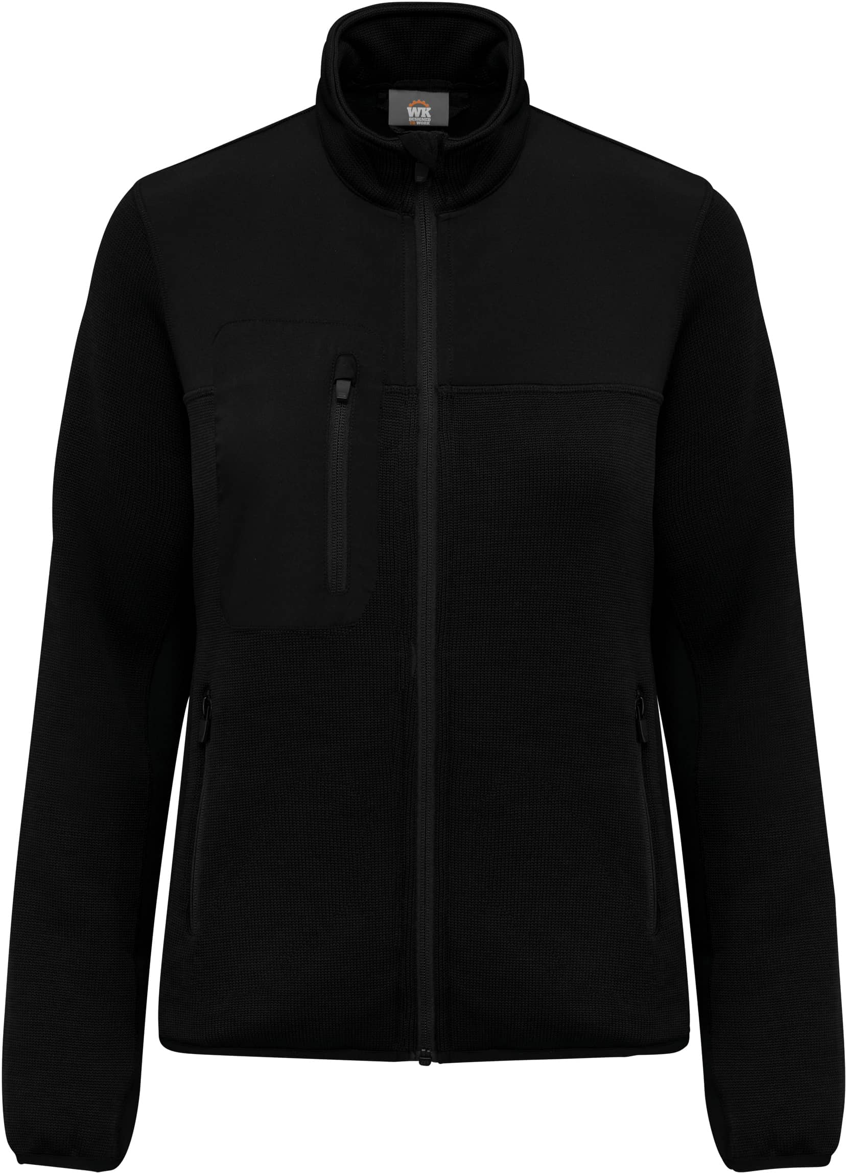 Recycelte Jacke aus Polyestertrikot für Damen