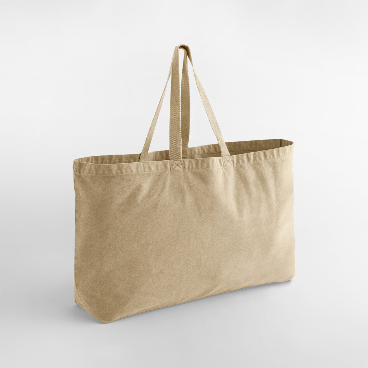 Garment Dyed Oversized Tote Bag