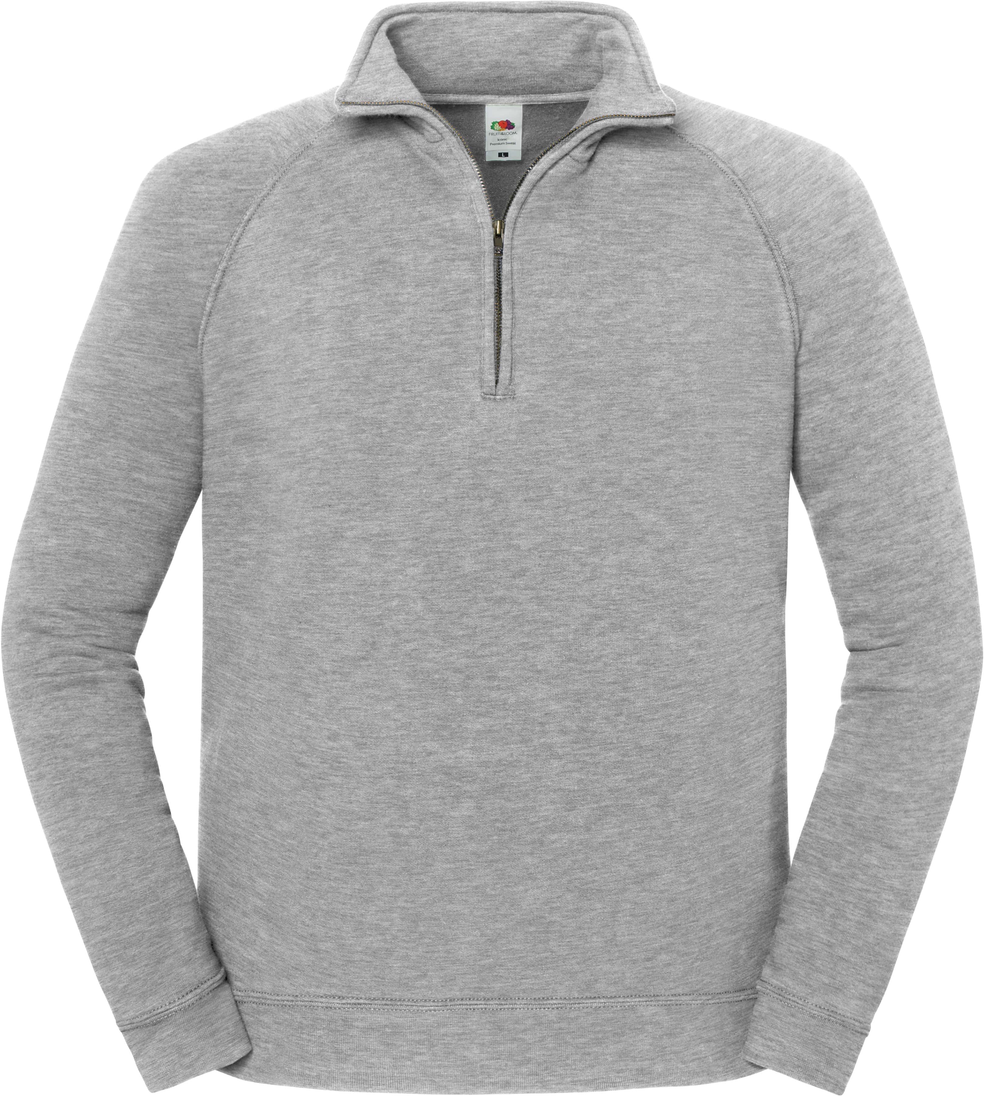 Iconic Premium Zip Neck Sweat